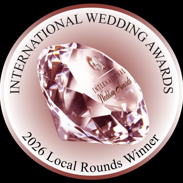 International Wedding Awards 2026 Local Rounds Winner badge